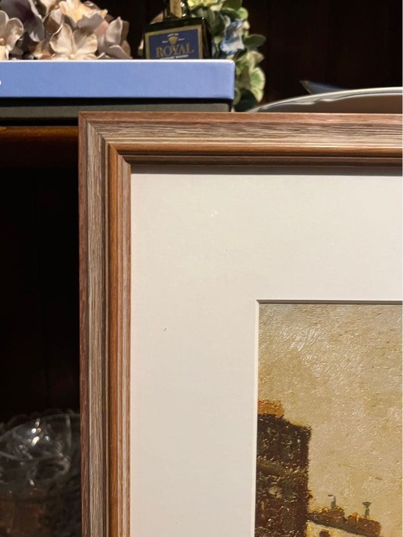 ユトリロ 絵画 ミュラー通り額縁 アート インテリア