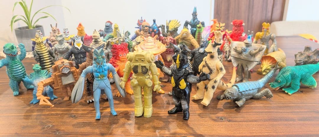​【希少】当時物 ウルトラ怪獣ソフビ まとめ売り 46体 1983年製 日本製