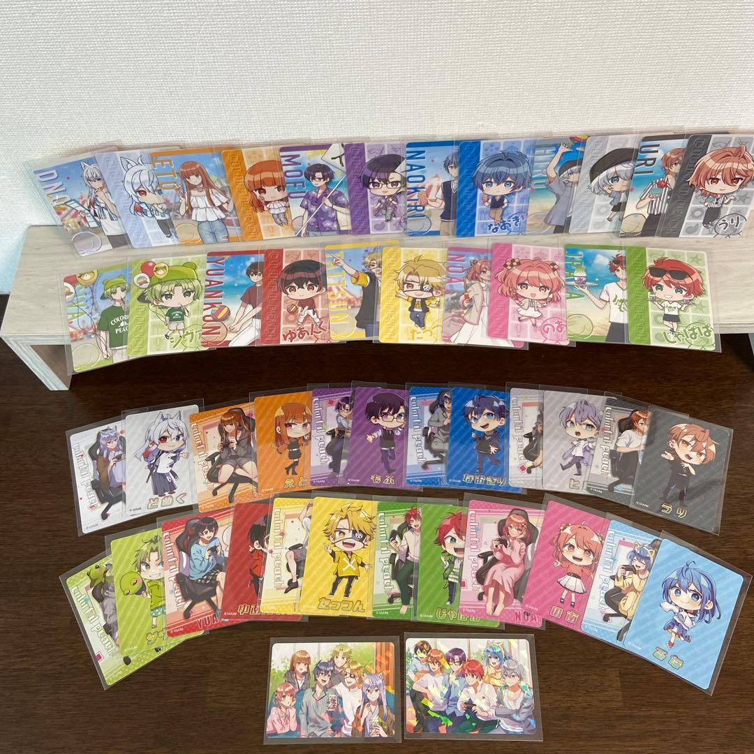 カラフルピーチグミ　トレーディングカード　コンプリート　48枚