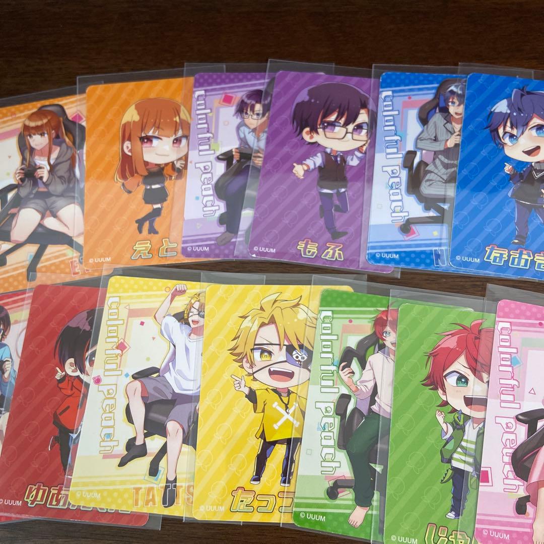 カラフルピーチグミ　トレーディングカード　コンプリート　48枚