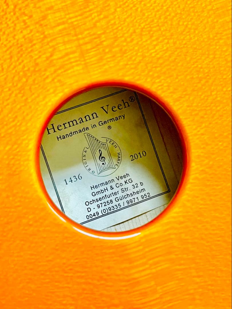 ヘルマンハープ　ケース付き　チューナー付き　ドイツ製