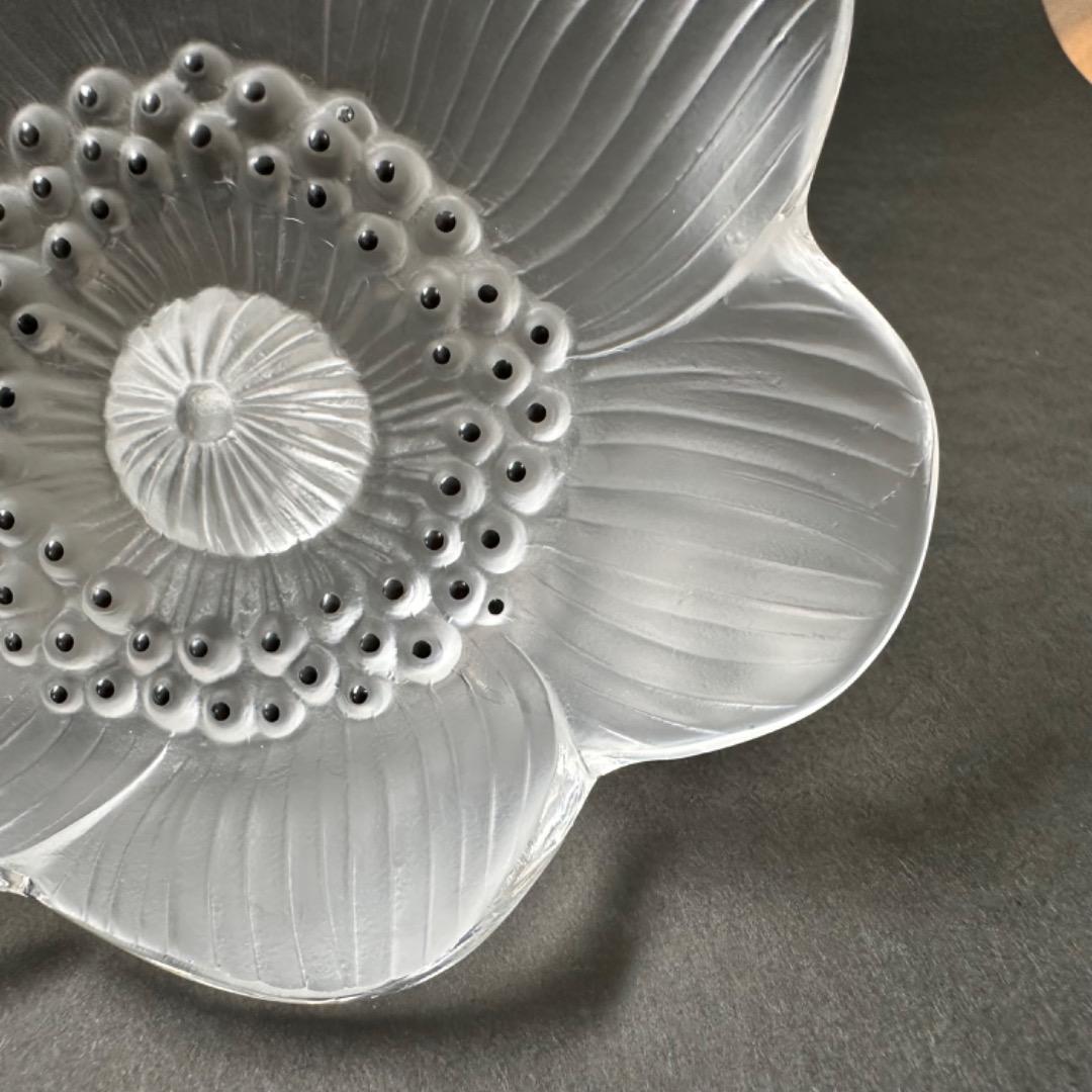 LALIQUE ラリック/ アネモネの花/ ペーパーウェイト /インテリア小物