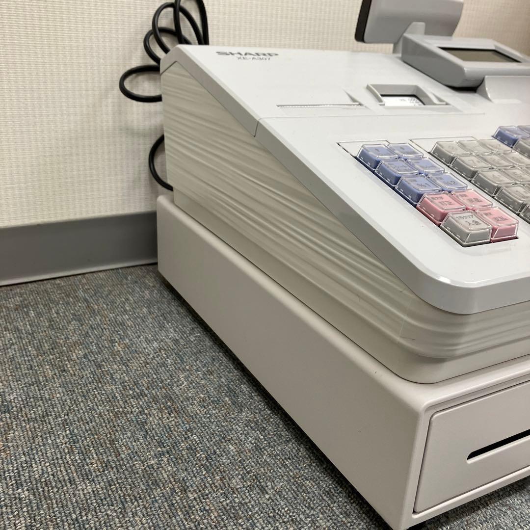 美品　SHARP シャープ　電子レジスタ XE-A307-W 16部門タイプ