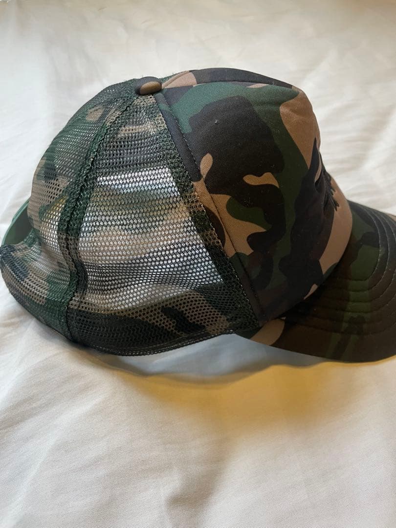 Stüssy 迷彩キャップ メッシュ素材