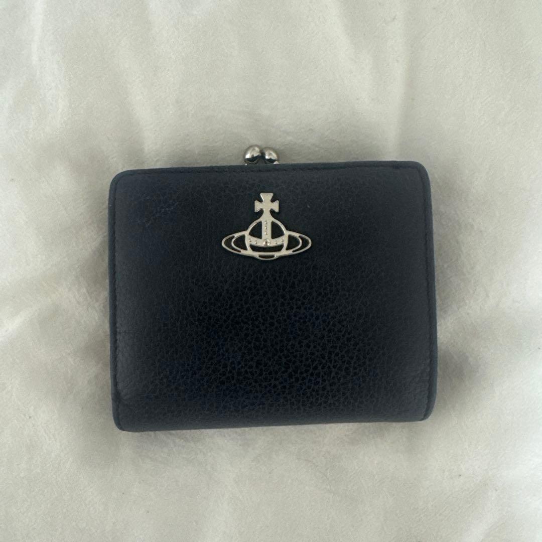 正規品 Vivienne Westwood ブラック 二つ折り財布