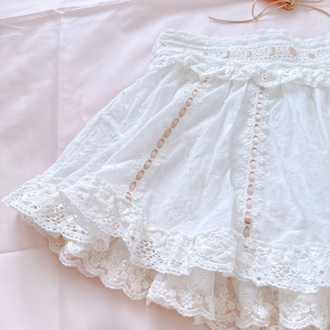 LIZLISA リズリサ スカパン キュロット レース フリル 姫 平成 当時物