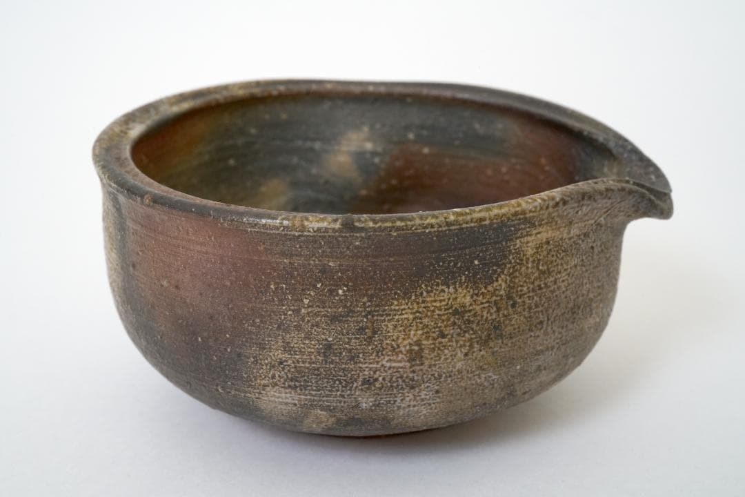 備前焼　茶器一式　急須　湯冷まし　湯のみ5客　木箱　未使用品