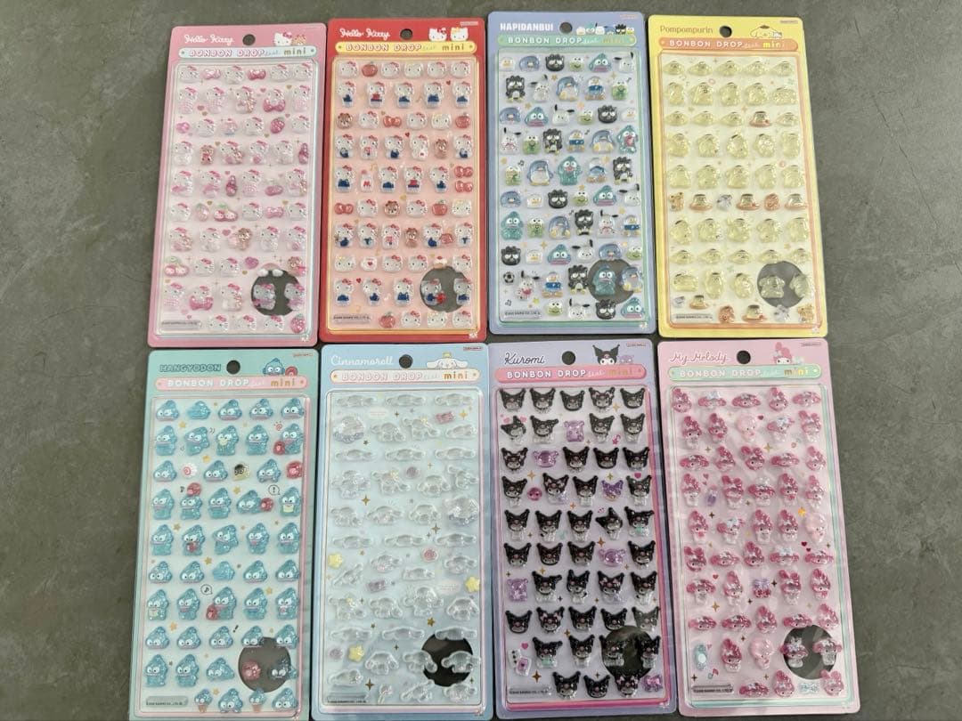 正規品　ボンボンドロップ　サンリオ　ミニ　シール