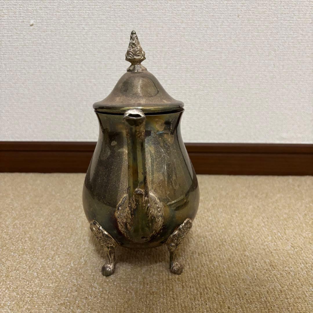 イギリスアンティーク　ティーポット 銀食器 silver plated