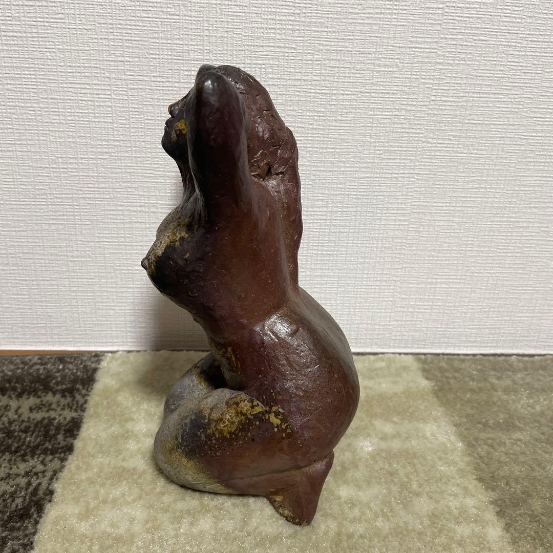 備前焼　裸婦　知加選作