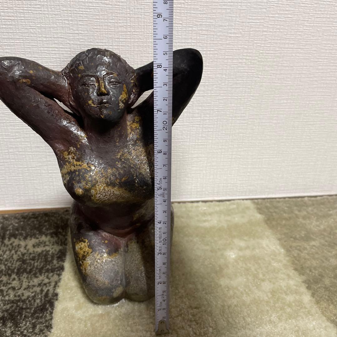 備前焼　裸婦　知加選作