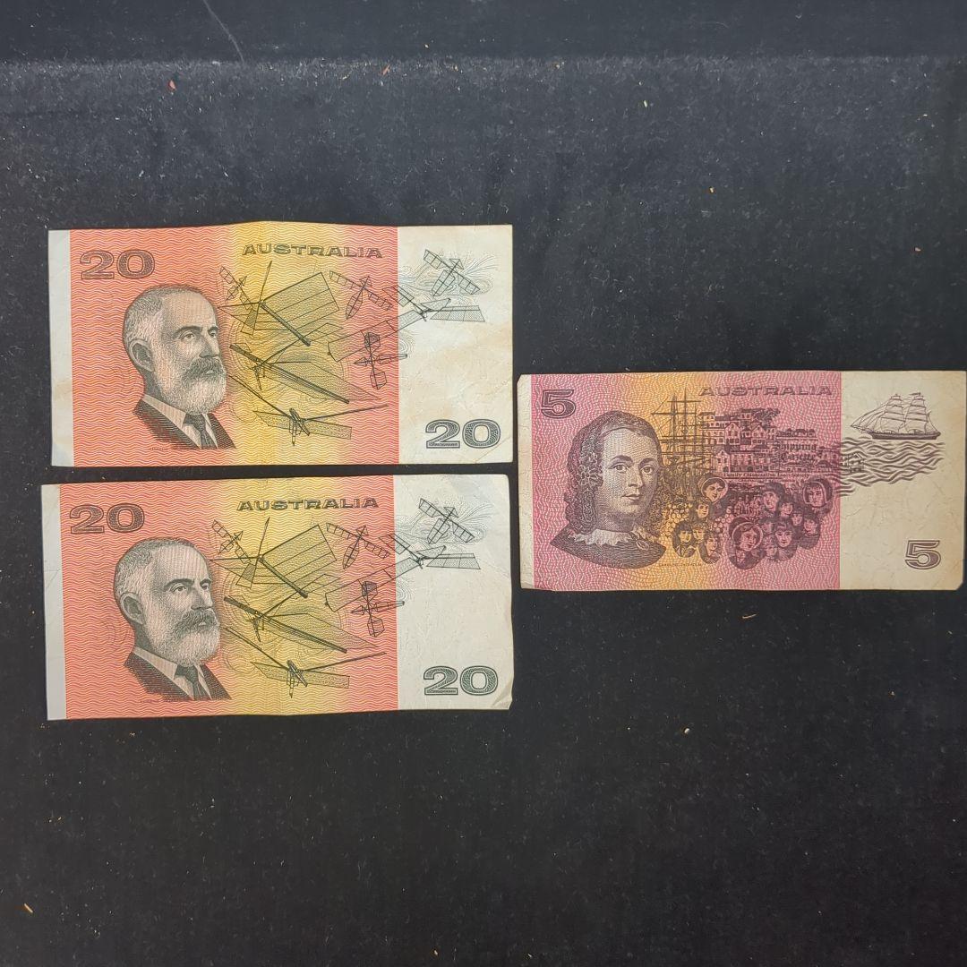 オーストラリアドル 紙幣とセット190ドル以上