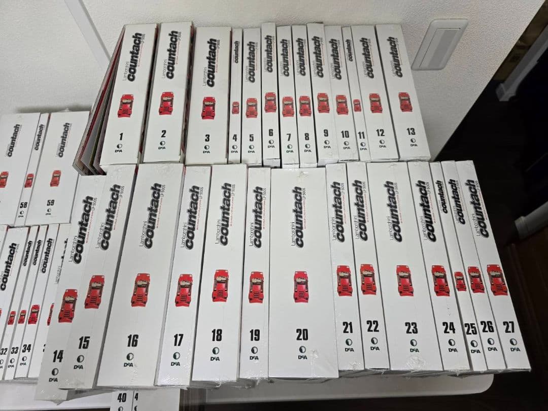 セット販売①　デアゴスティーニ　ランボルギーニカウンタックLP500S　1～80