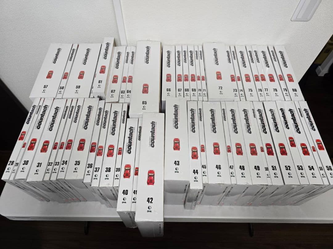 セット販売①　デアゴスティーニ　ランボルギーニカウンタックLP500S　1～80