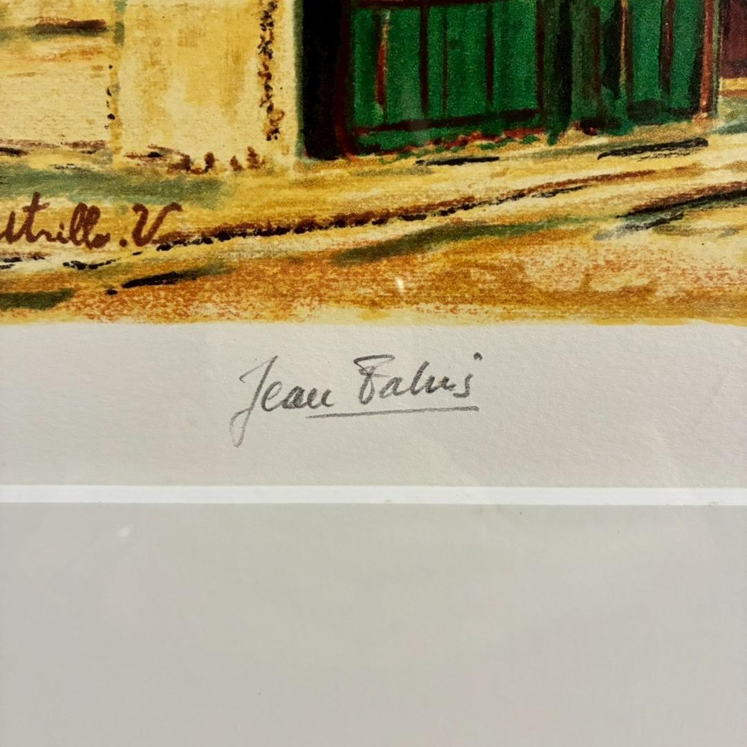 モーリス・ユトリロ「サン・セヴランの教会」リトグラフ 直筆サイン入 フランス巨匠