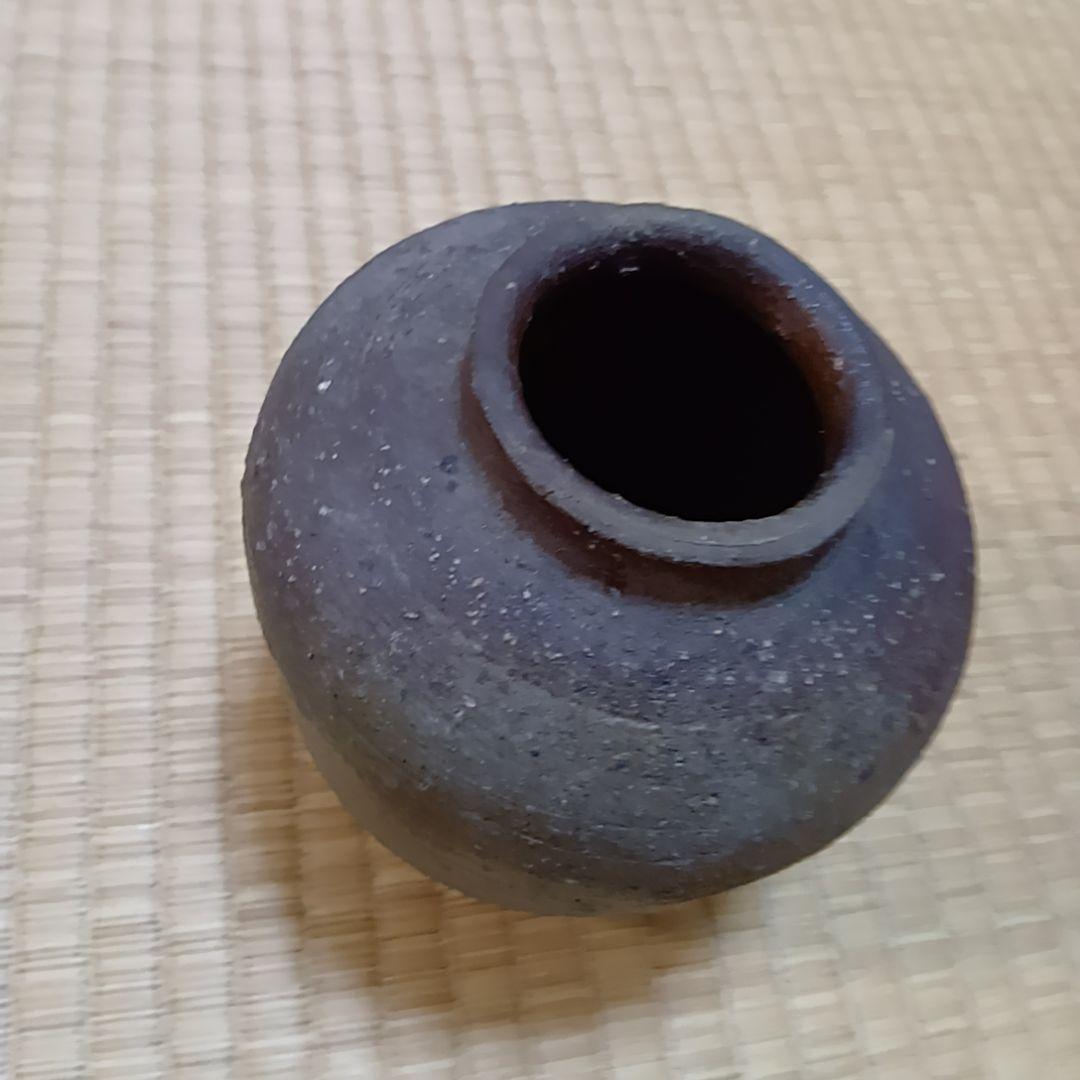 骨董品　茶道具　備前焼茶入　備前焼　肩衝茶入　美品　茶入　工芸品