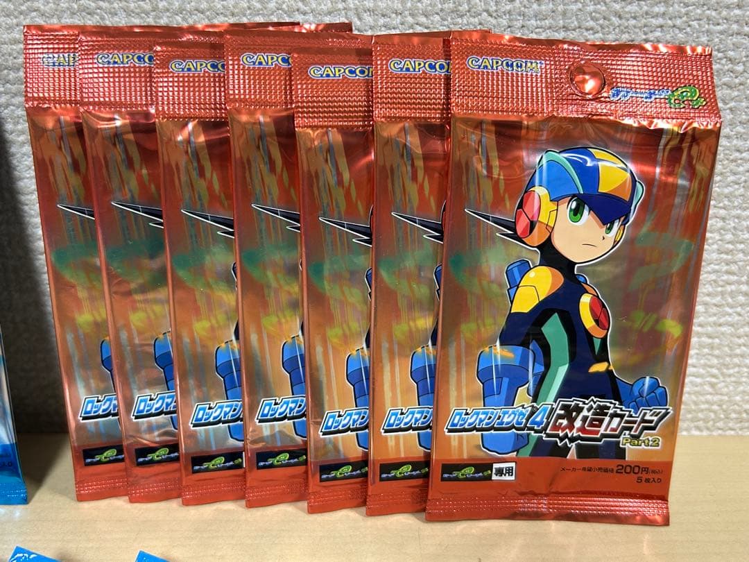 ロックマンエグゼ　改造カード　ブースターパック　3種23パック　未開封