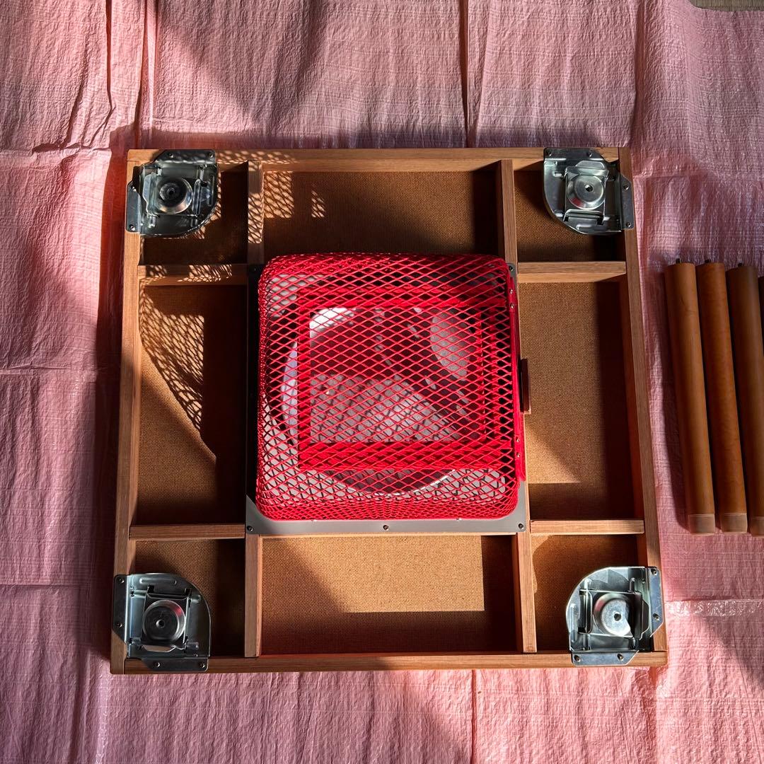 12日迄の特価❣️【訳アリ未使用】ミツウロコ　豆炭こたつ　60cm正方形