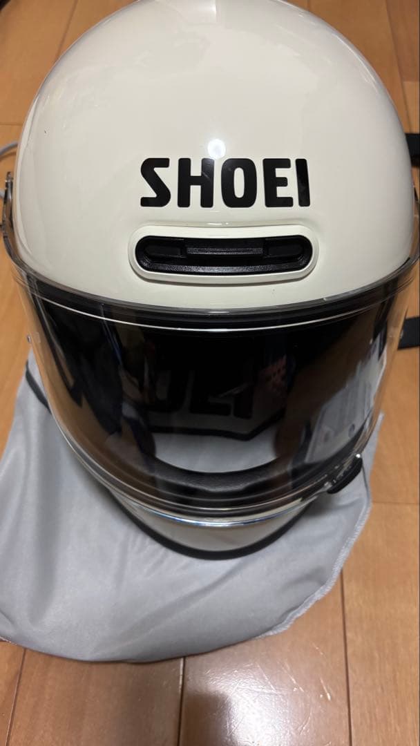 付属品ありSHOEI グラムスター フルフェイスヘルメット ホワイト Mサイズ