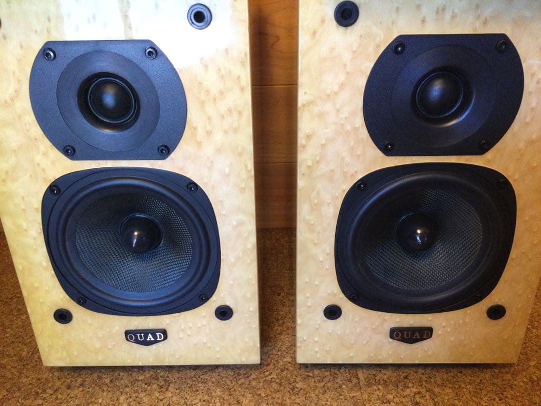 QUAD スピーカー　77-11L バーズアイメープル ペア