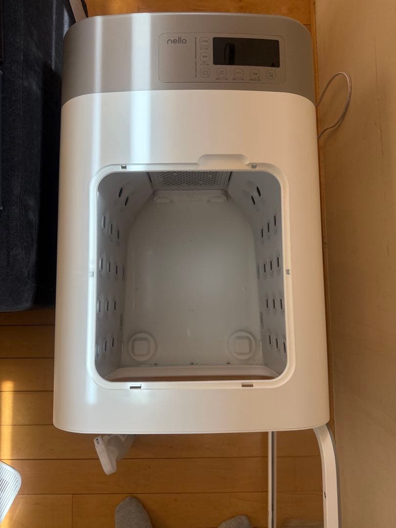 美品　Nello 純正ホワイト ペット用ドライヤー デジタル表示