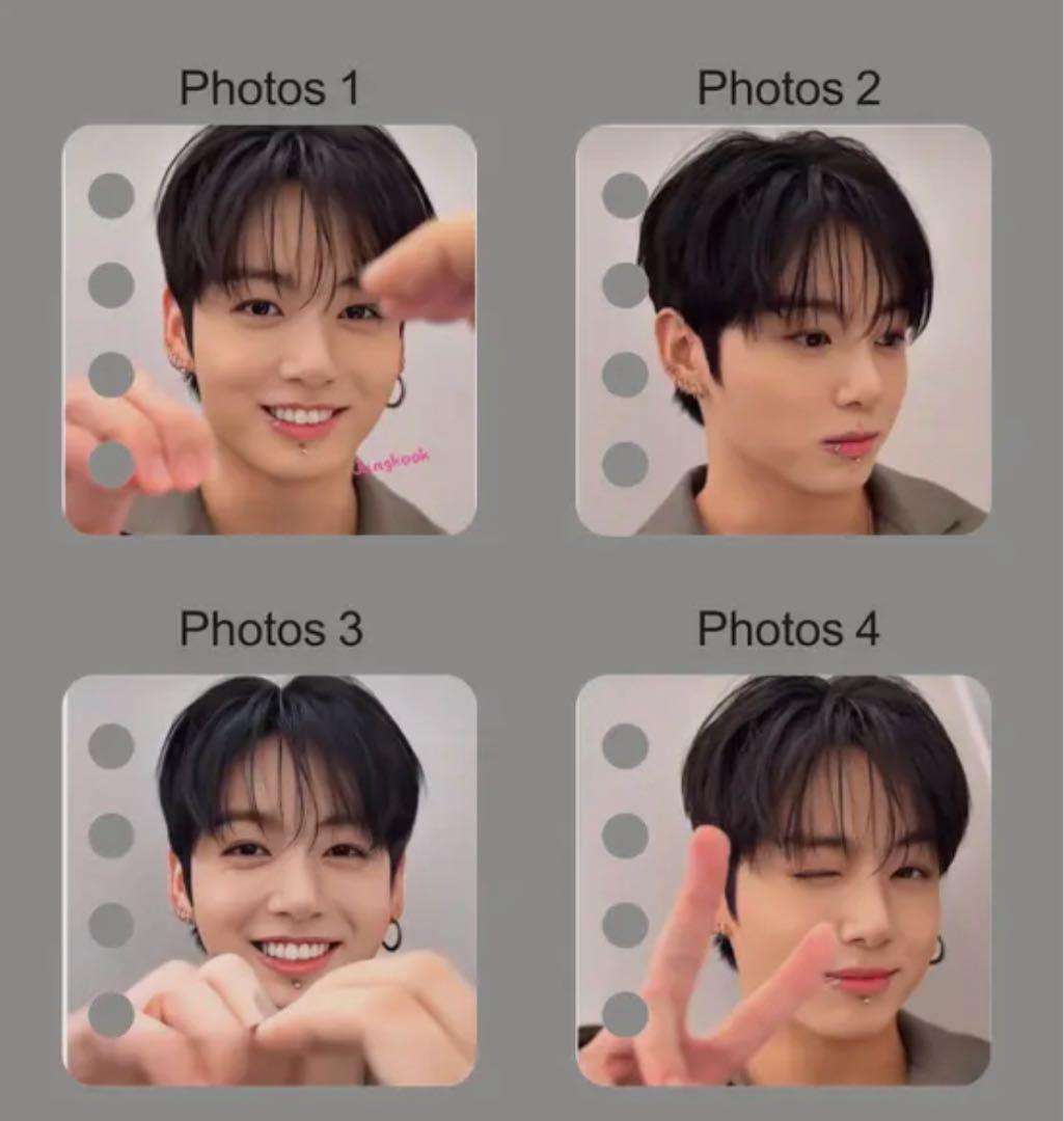BTS Jungkook アコーディオンフォト(12カット)