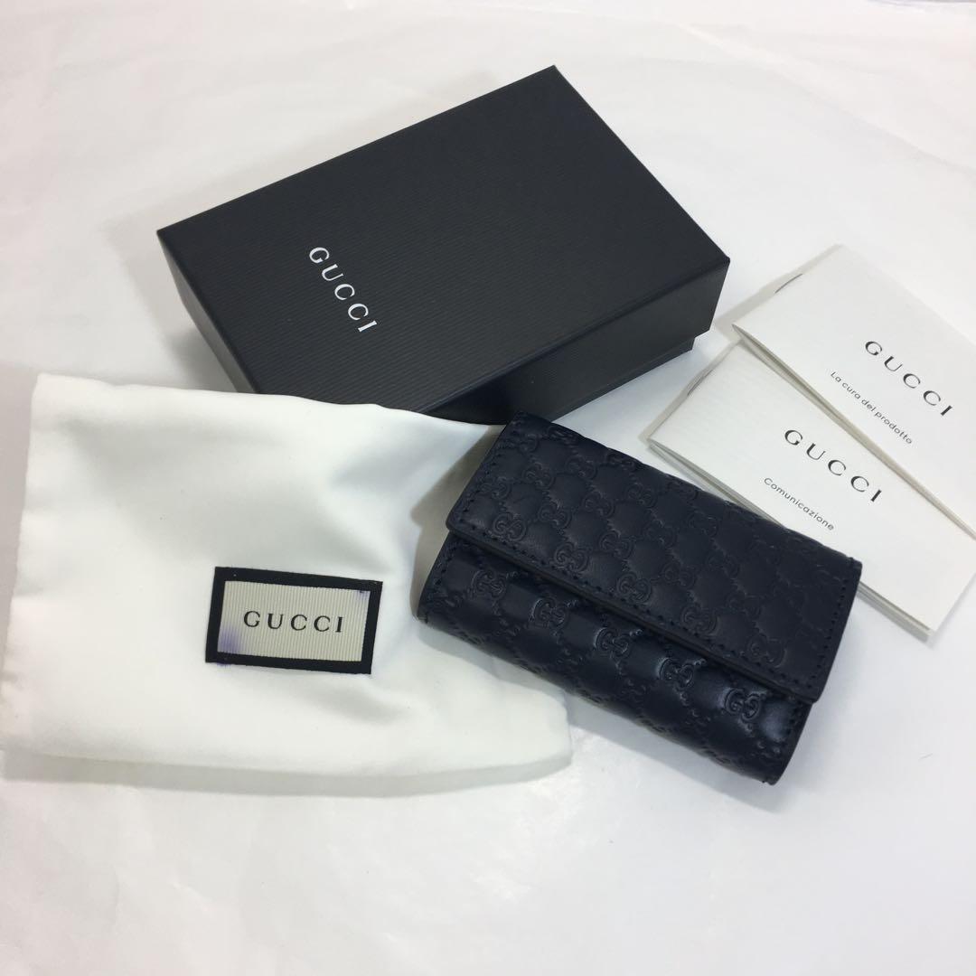 グッチ GUCCI グッチ　キーケース 6連 グッチシマレザー　新品未使用品