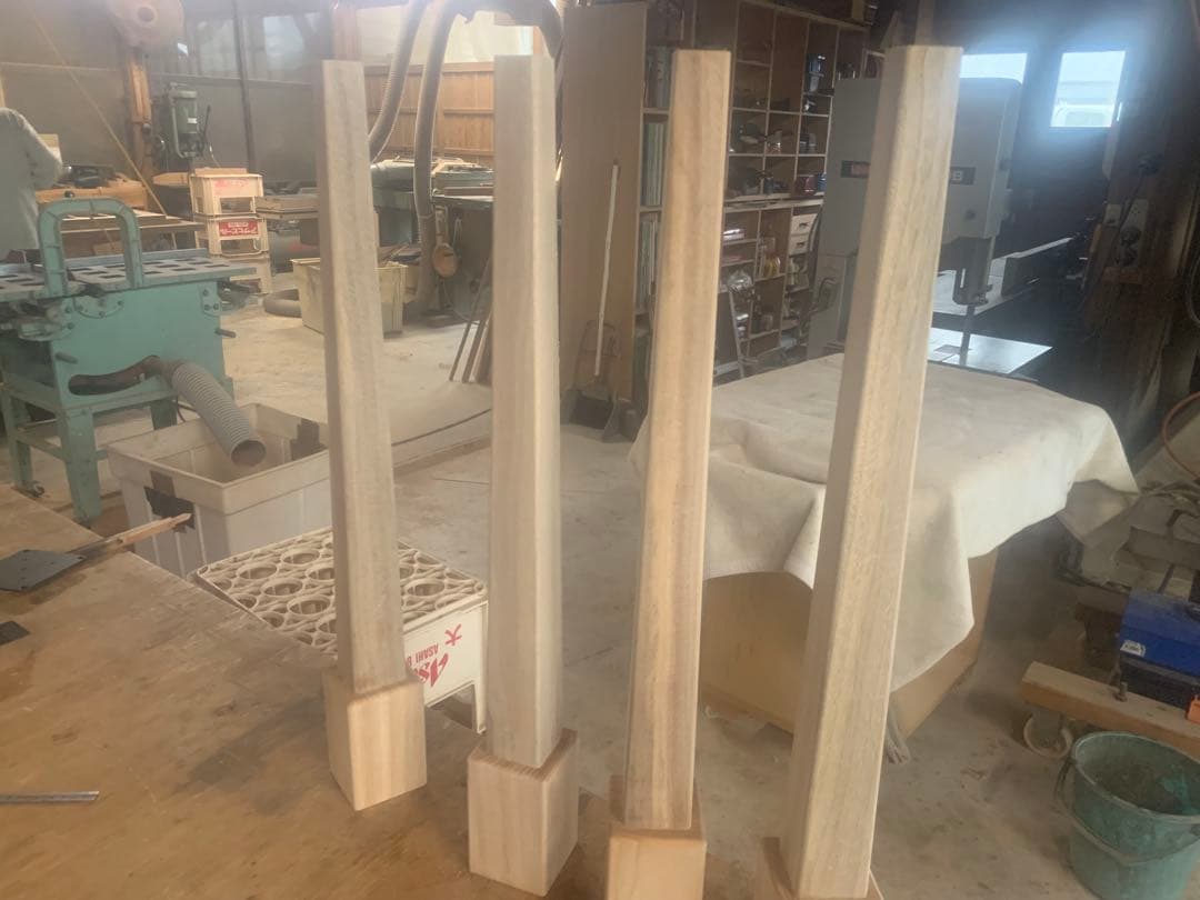 ☆赤おに☆ダイニングテーブルオーダー製作(プチDIY仕様)●確認