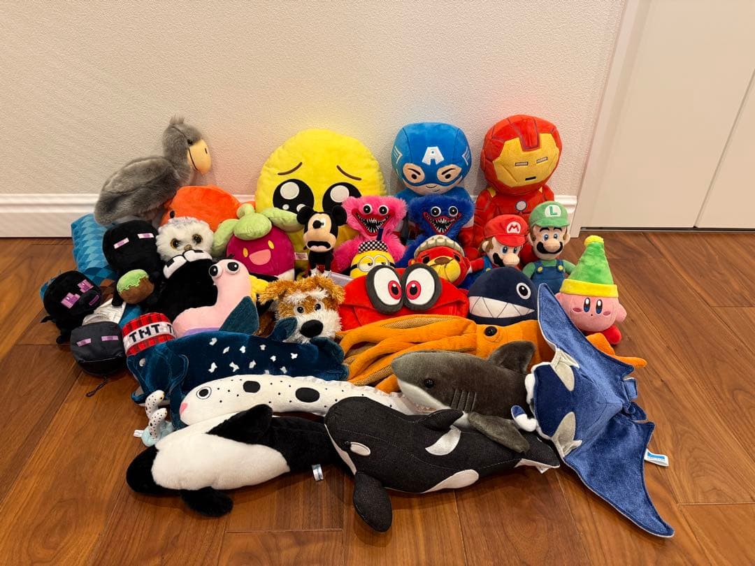 マリオ・カービィ・アイアンマン ぬいぐるみセット