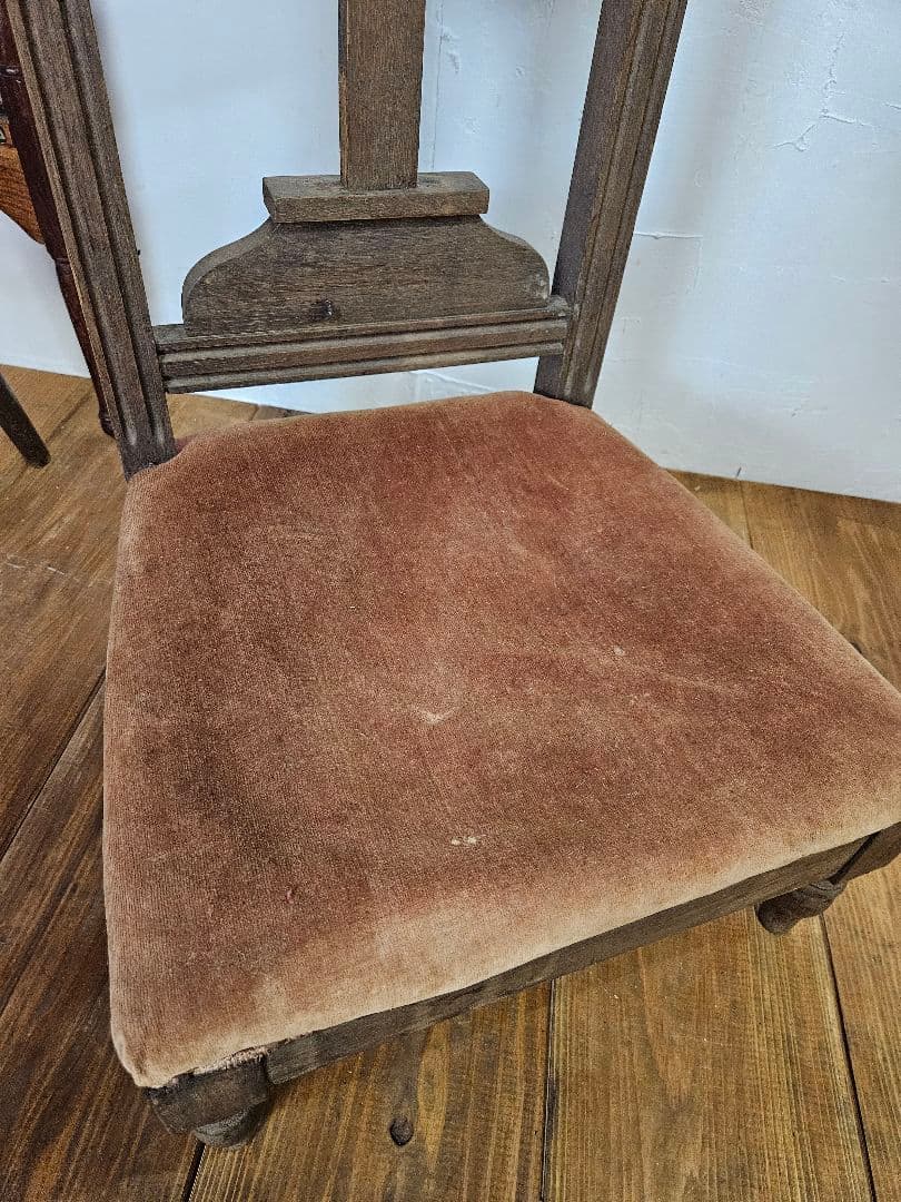 フランスアンティーク 祈祷台 チャーチチェア 懺悔台 教会 椅子 フレンチ