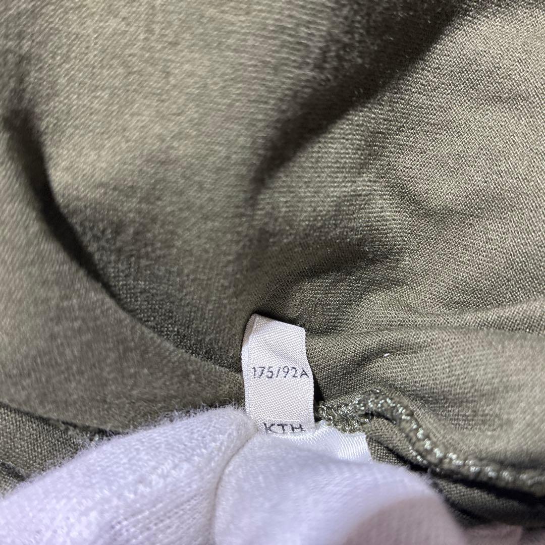 未使用級/XL相当 CELINE セリーヌ　Tシャツ　半袖　デカロゴ　カーキ