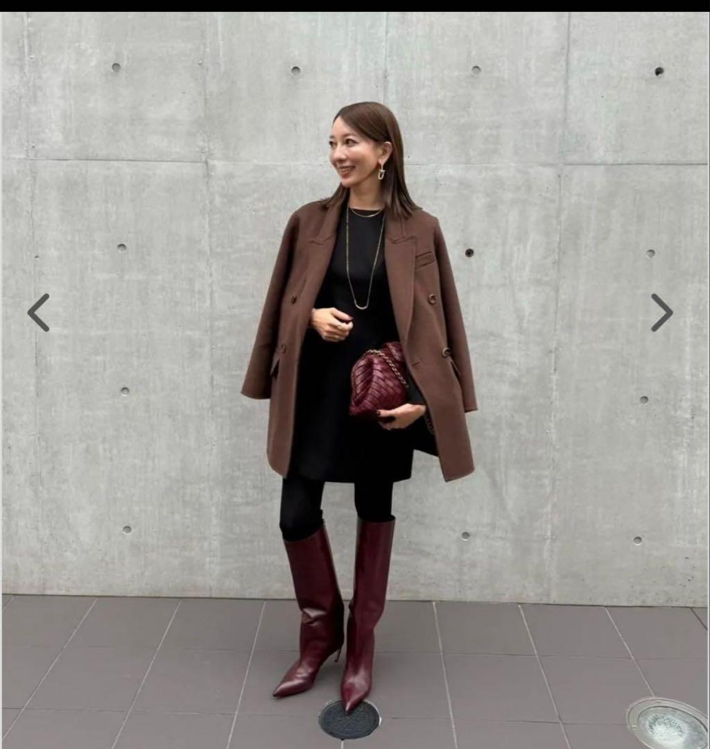 【Saki collaboration】ウールダブルフェイスジャケットコート