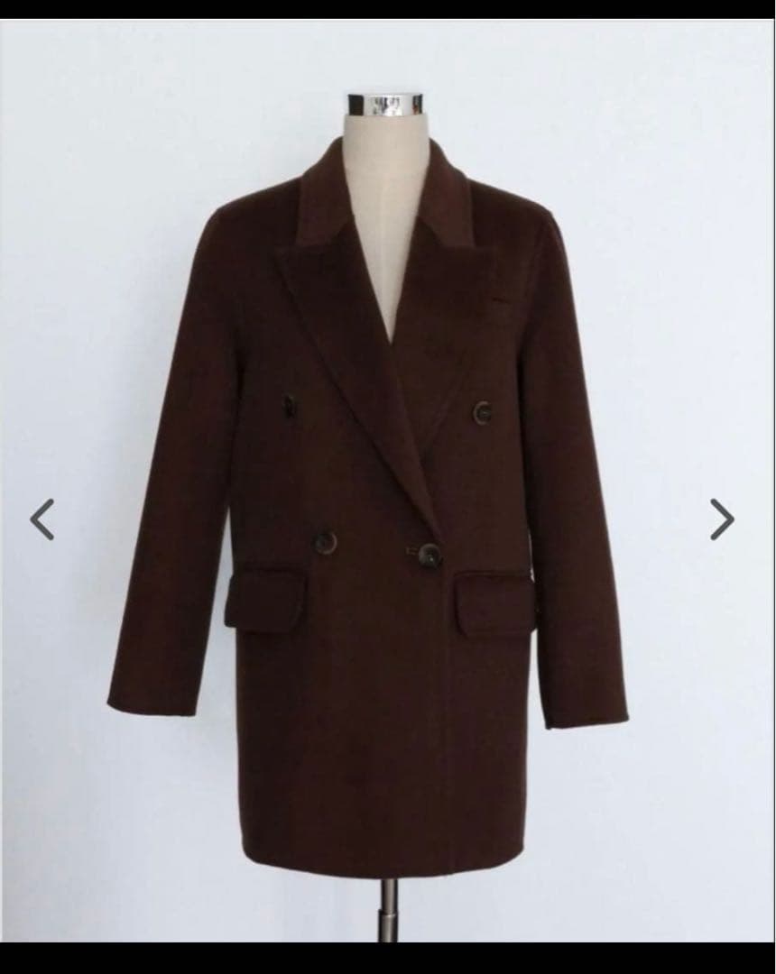 【Saki collaboration】ウールダブルフェイスジャケットコート