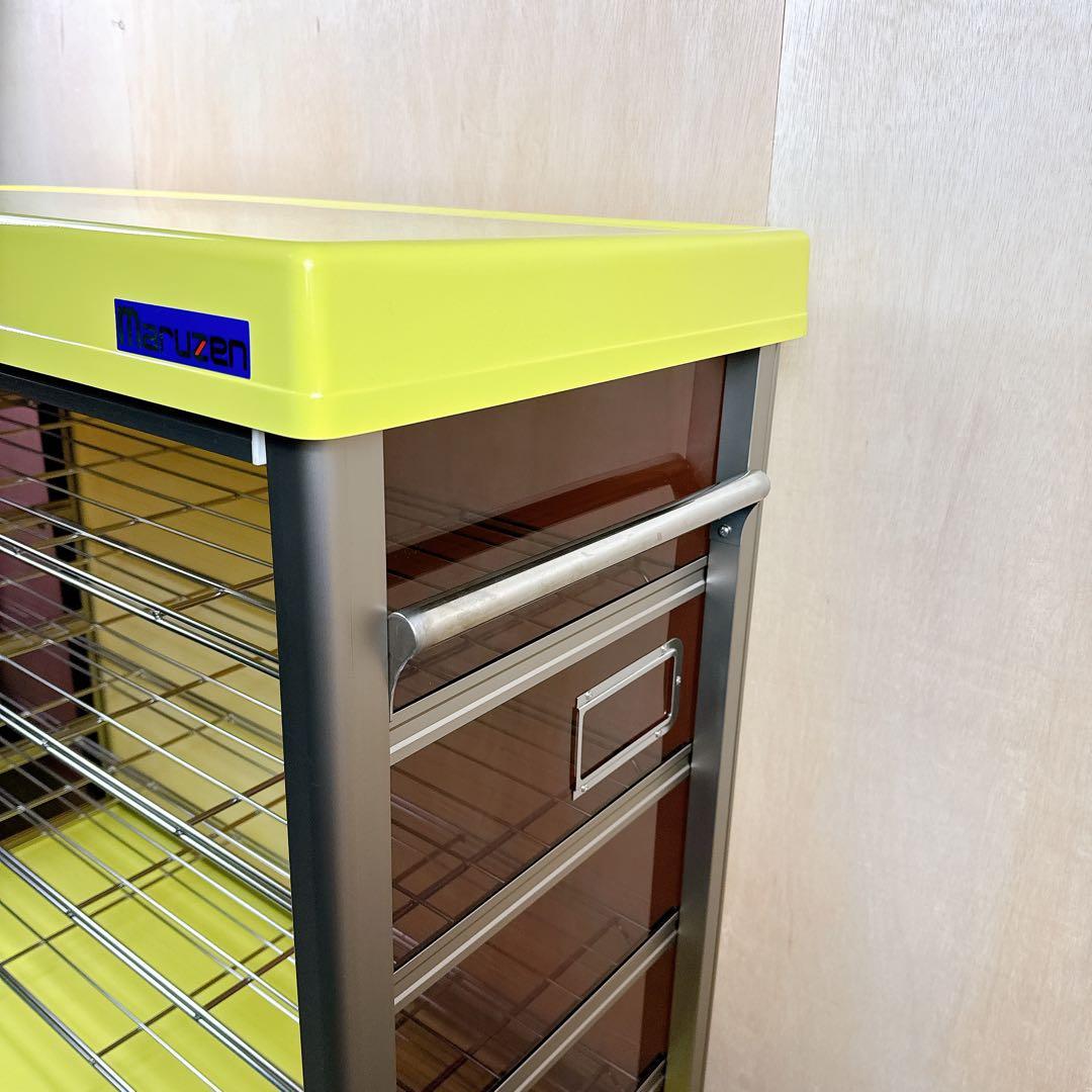 マルゼン 病院用配膳車 コンパクトサイズ 5段 配膳カート MHNH-15