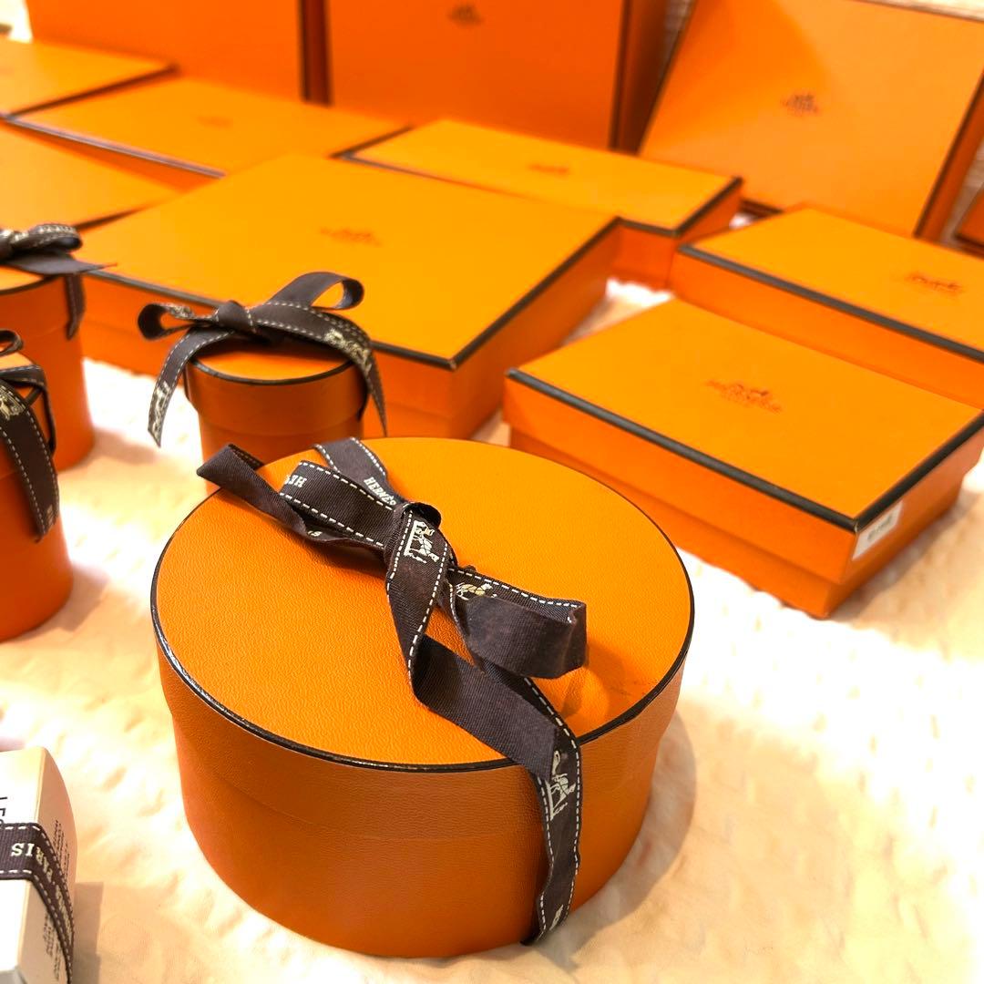 【新品同様多数】極上美品　エルメス25点ボックス空箱カレ90財布ツイリー化粧品用