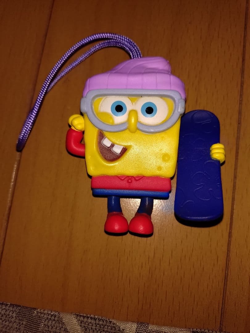スポンジボブ スノーボード キーホルダー