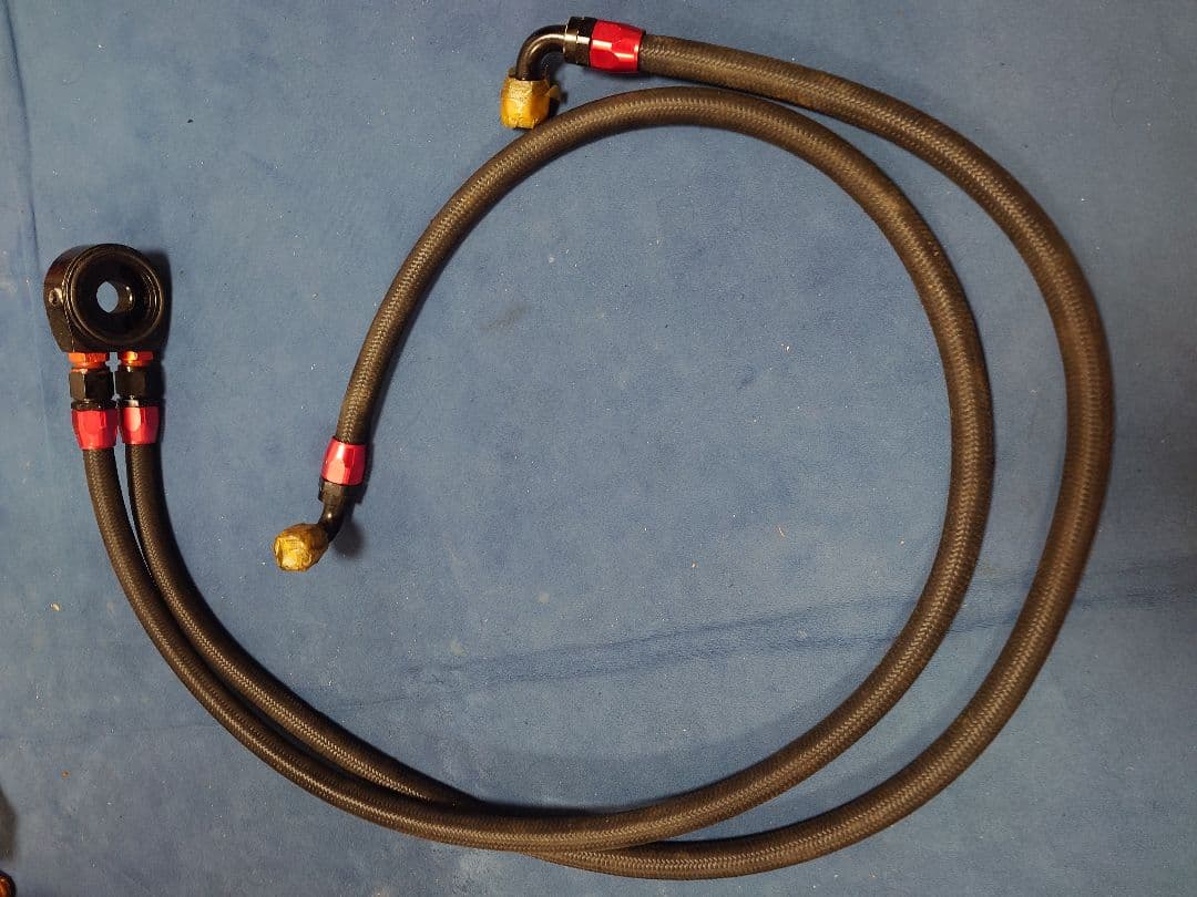 【送料込み❗️】 汎用オイルクーラー、ホース付きセット‼️