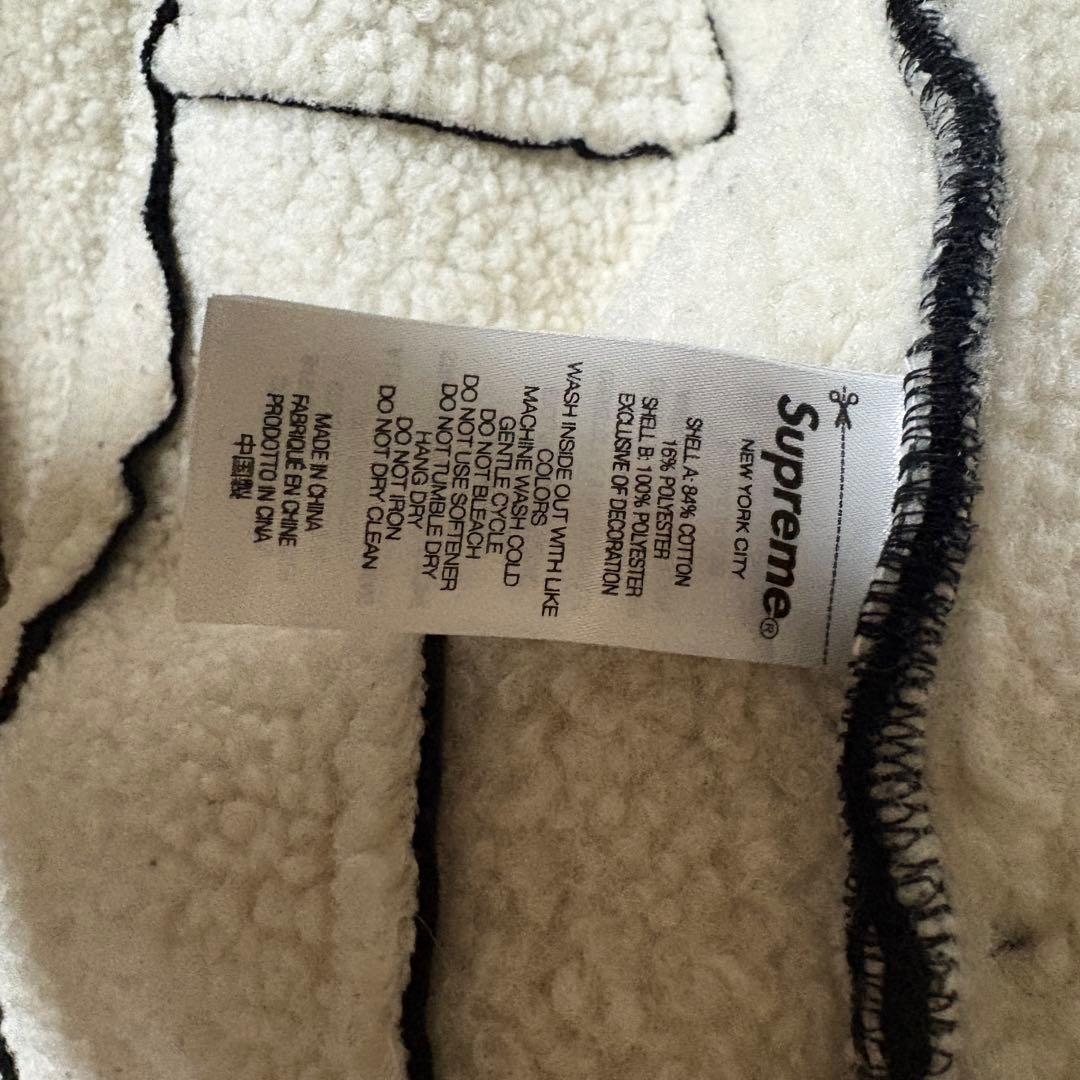 トップス Supreme Faux Shearling Zip Up Hooded M