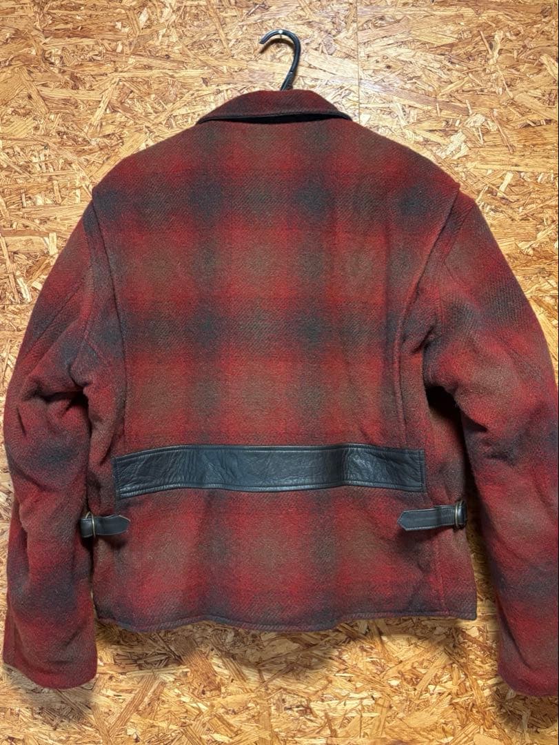 70s usa製 golden bear オンブレチェックブルゾン 短丈