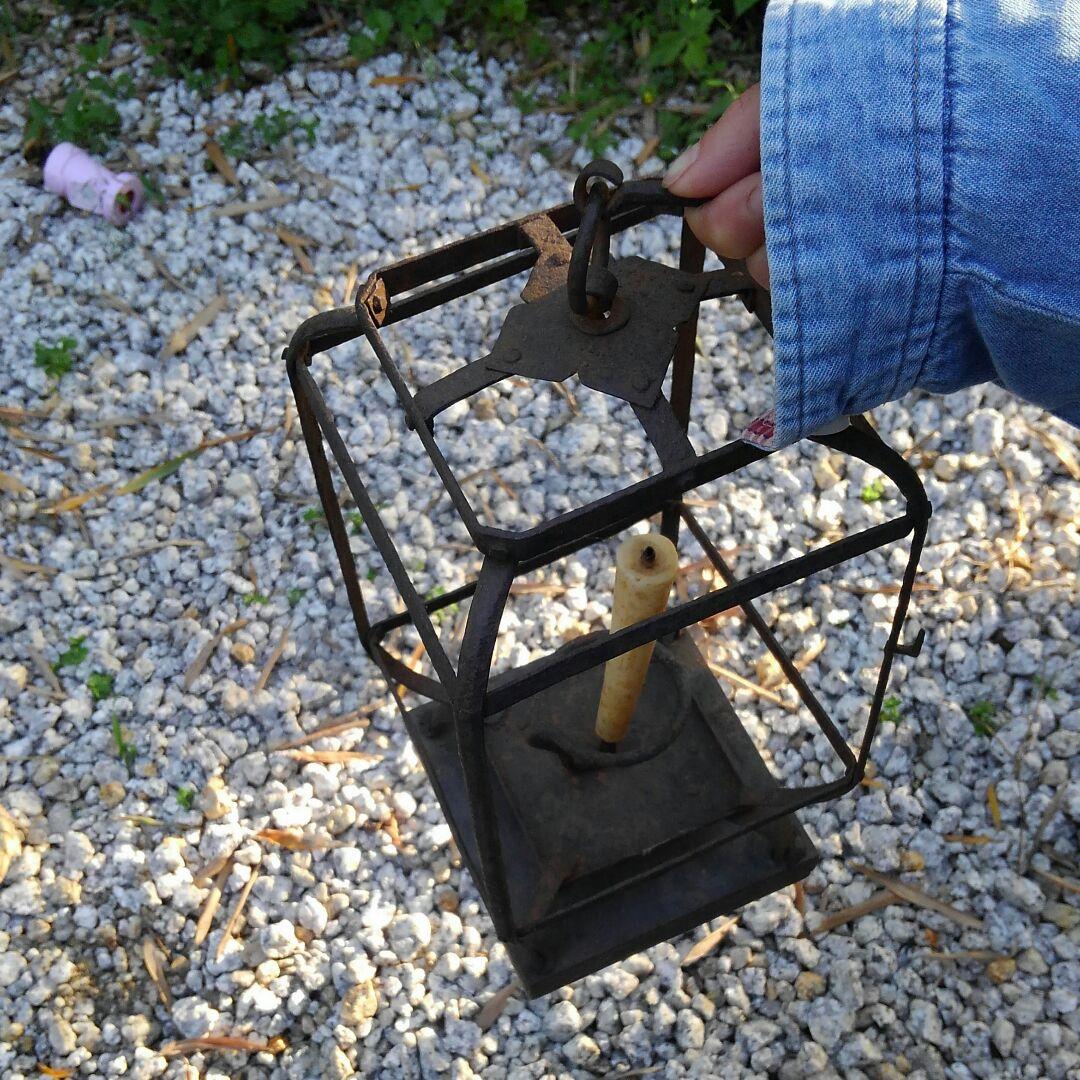 アンティーク　手持ち行灯