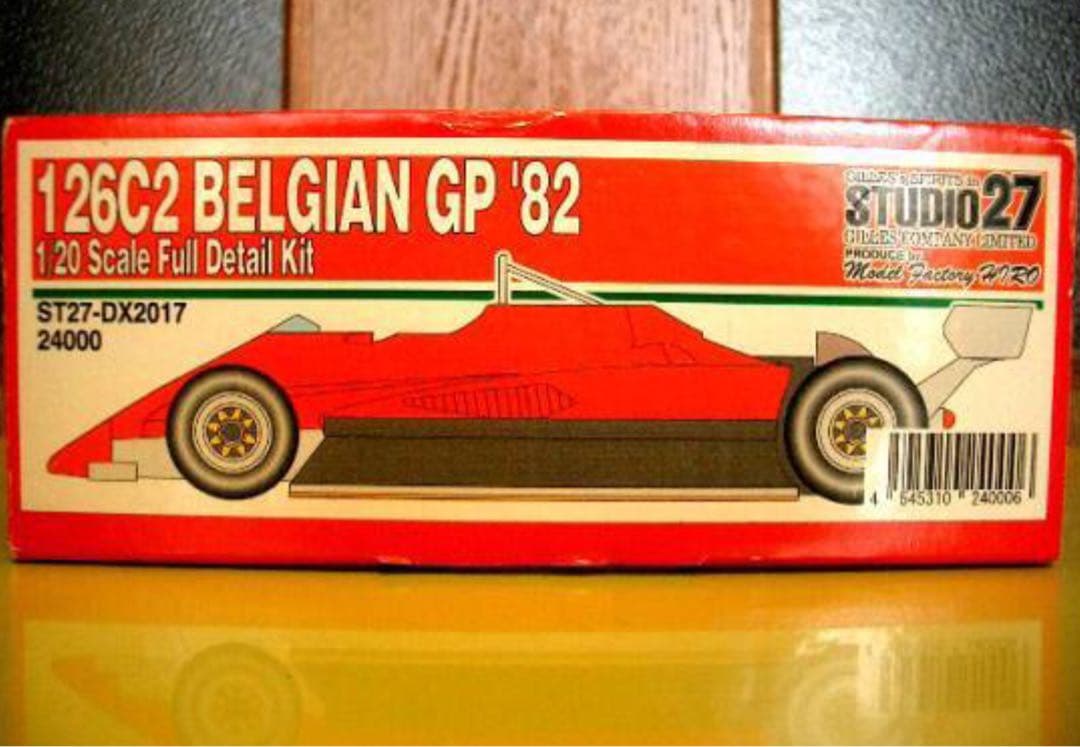 1/20 スタジオ27 フェラーリ126C2 ベルギーGP メタルキット