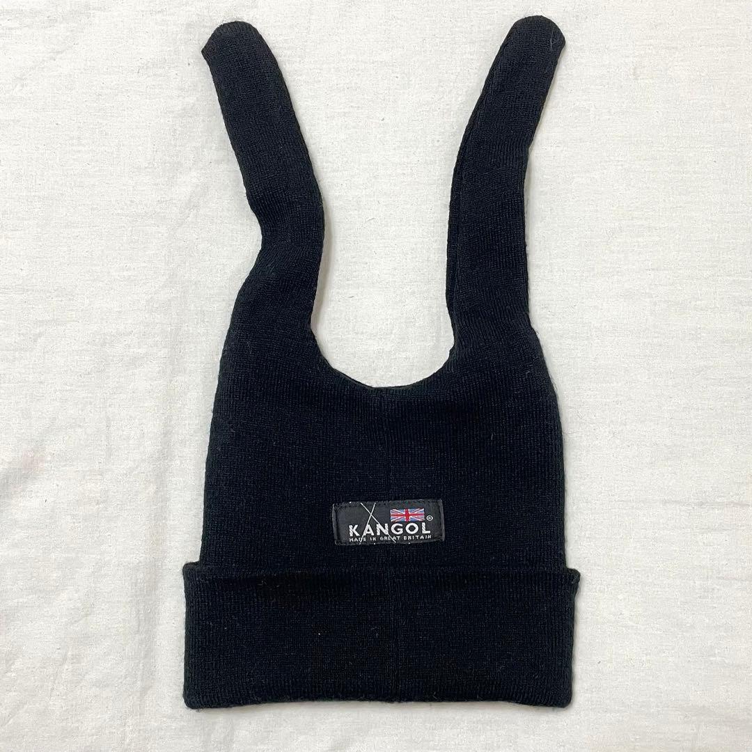 90's イギリス製 KANGOL ウサギ耳 ニット帽