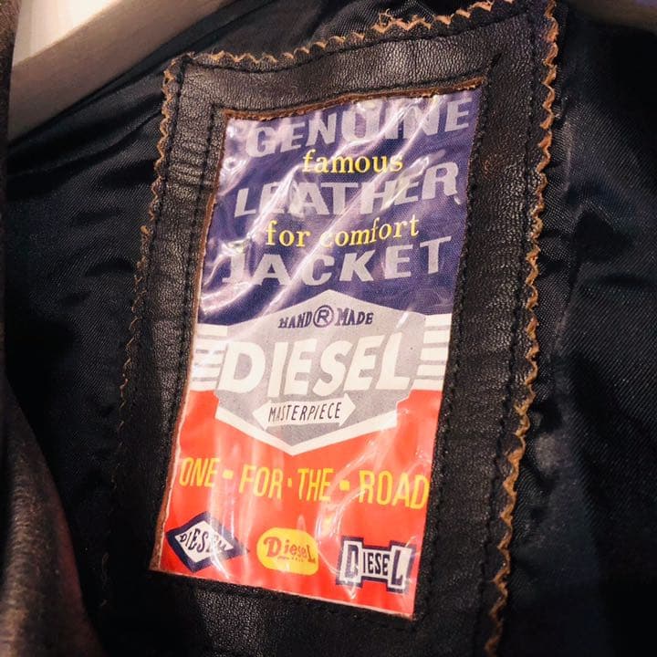 DIESEL ディーゼル 革ジャン onefortheroad ジャケット
