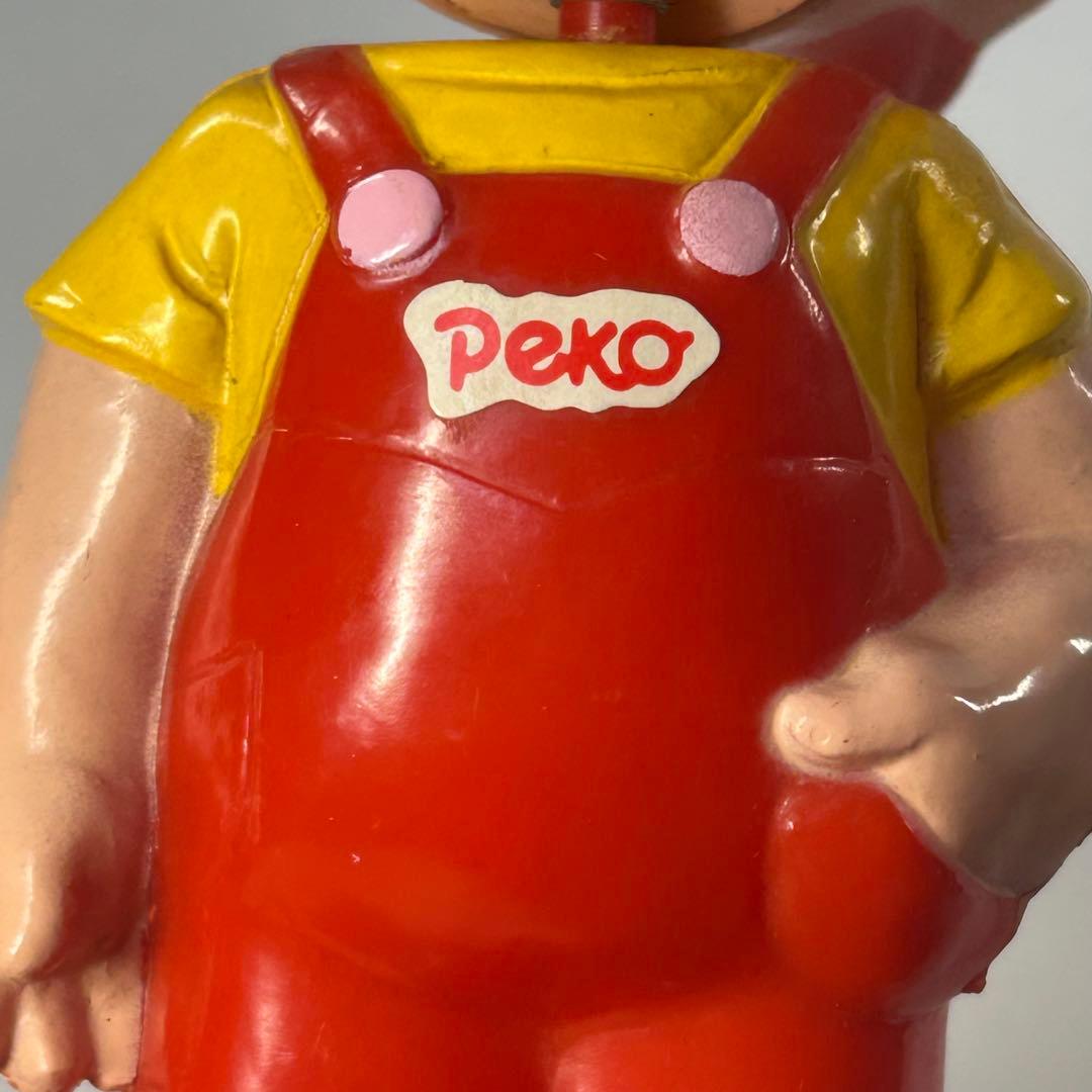 不二家　ペコちゃん　首振り人形　ゼンマイ人形　レトロ