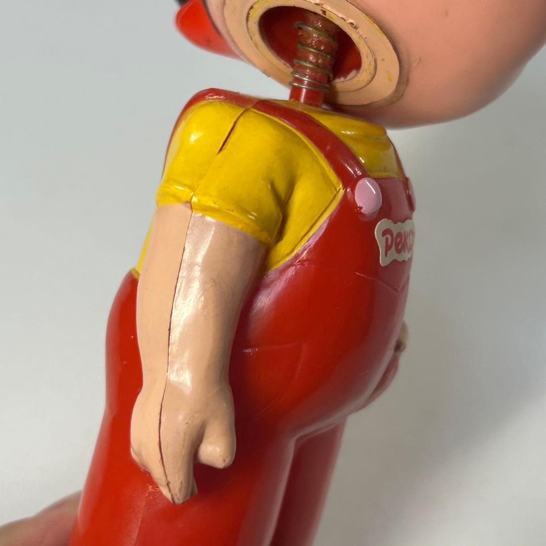 不二家　ペコちゃん　首振り人形　ゼンマイ人形　レトロ
