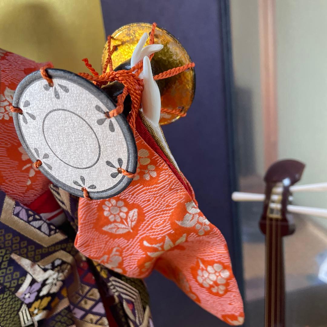 尾山人形　日本人形　ケース保存　紫峰作