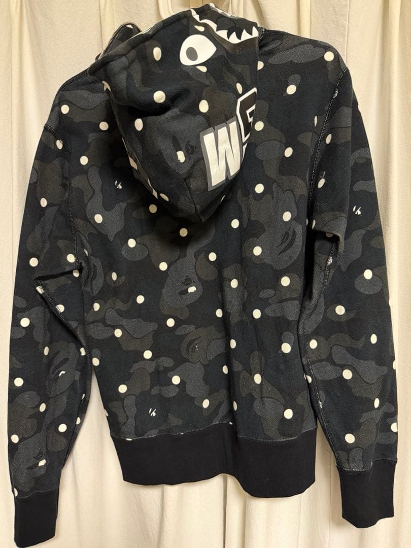 ア*面様 BAPE ABC DOT SHARK FULL ZIP HOODIE