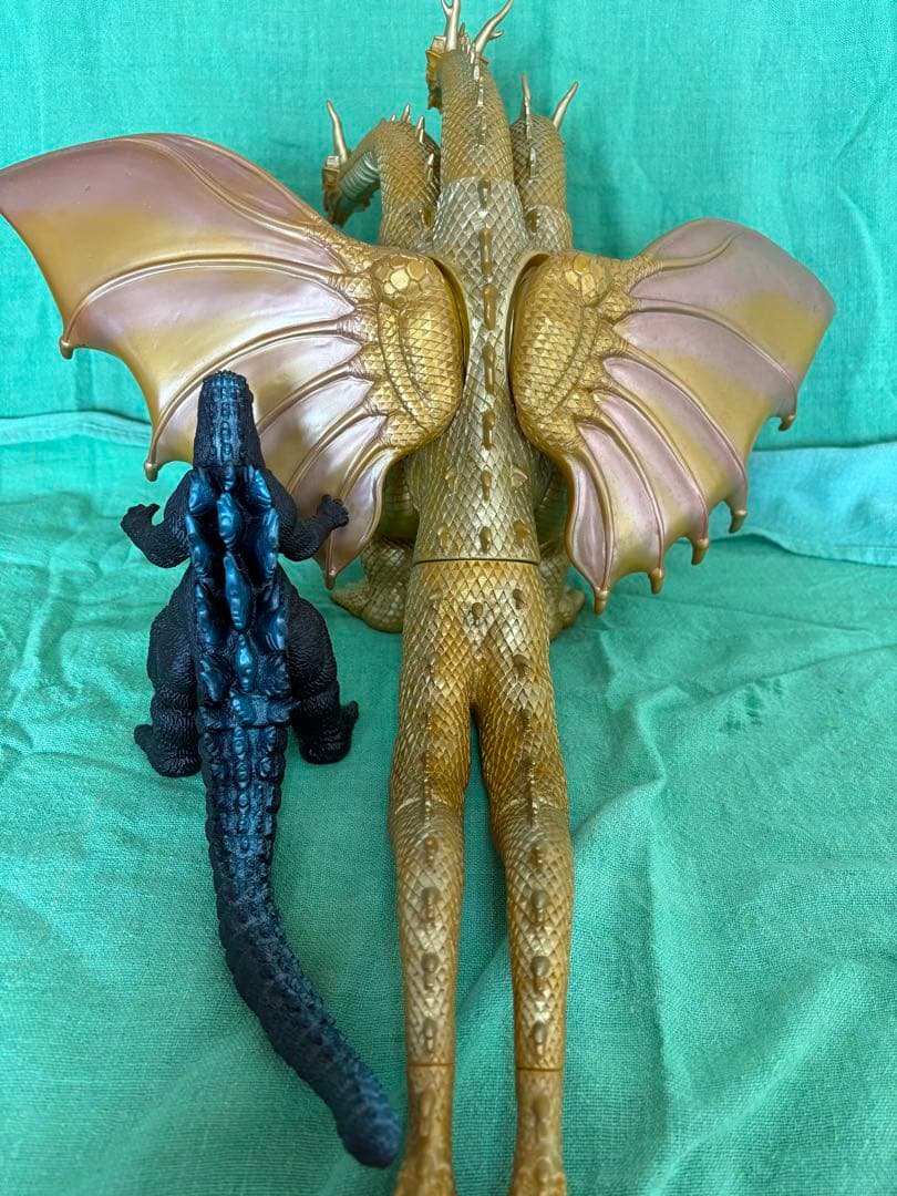 1998 ゴジラ、キングギドラ　ソフビ