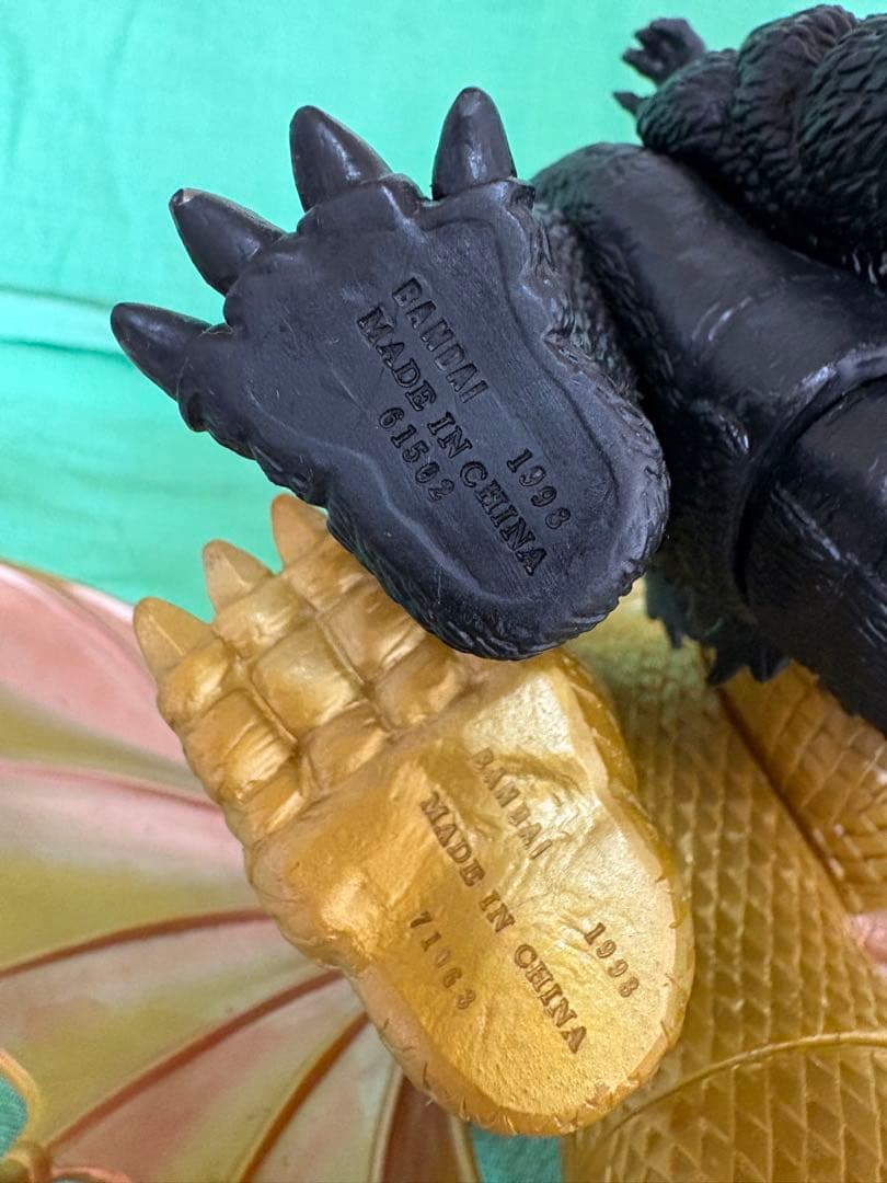 1998 ゴジラ、キングギドラ　ソフビ