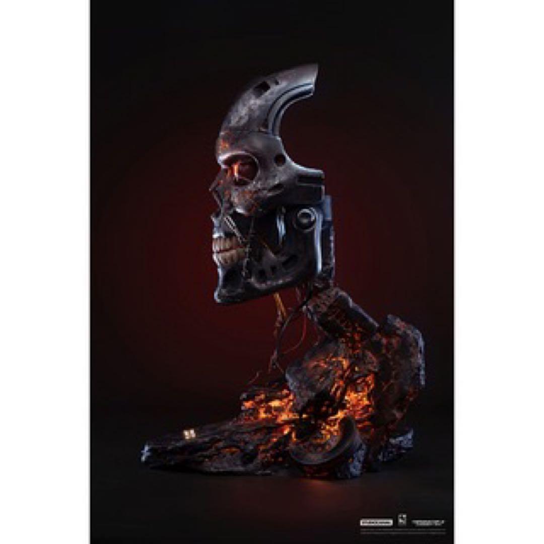 ターミネーター2 T-800 エンドスケルトン アートマスク バトルダメージ